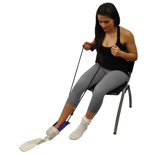 Load image into Gallery viewer, Blue Jay Get Your Sock On Sock Aid