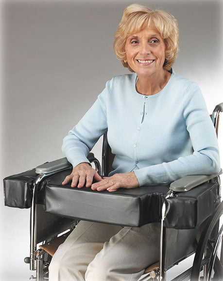 Load image into Gallery viewer, SkiL-Care Lap Top Thick Cushion for Full or Half-Arm Wheelchairs