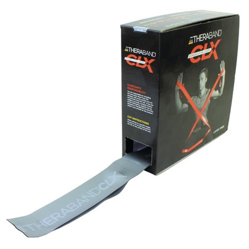 Load image into Gallery viewer, TheraBand® Non-Latex CLX™ Consecutive Loops, 25 Yard Dispenser Box