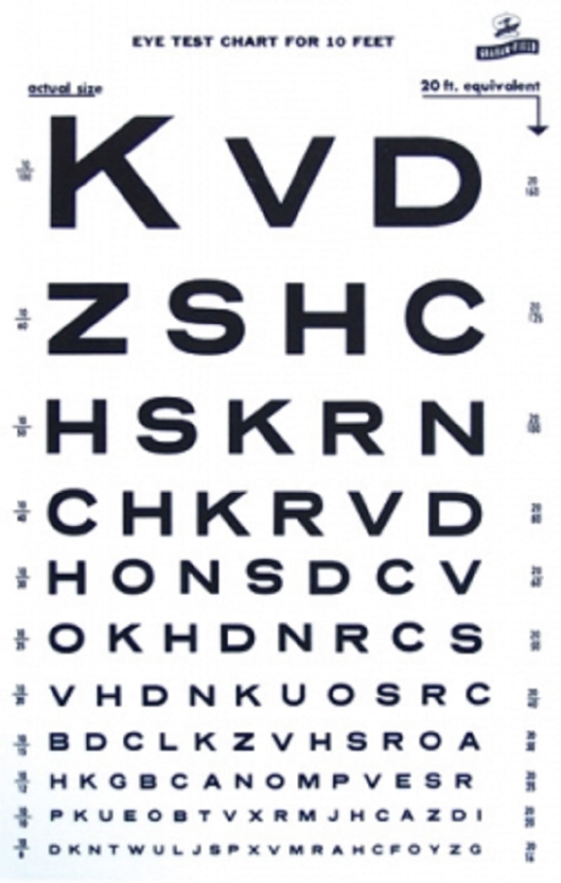 Load image into Gallery viewer, Graham-Field Products Eye Charts
