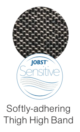 Load image into Gallery viewer, JOBST Women's Opaque Thigh High With Sensitive Top Band 30-40 mmHg Closed Toe