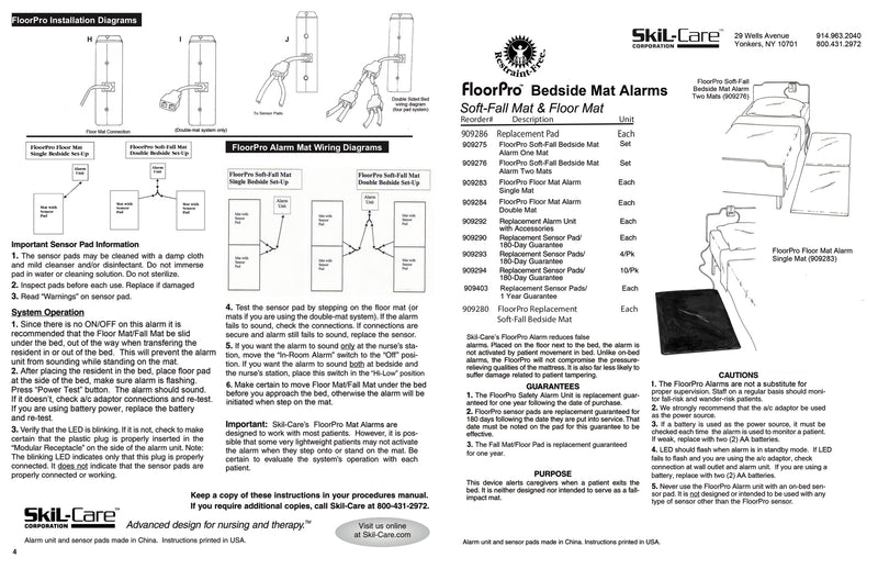 Load image into Gallery viewer, SkiL-Care FloorPro Pad Alarm System