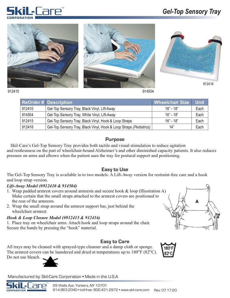 Load image into Gallery viewer, SkiL-Care Gel-Top Sensory Tray