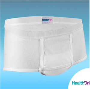 Salk HealthDri Men's Breathable Reusable Briefs Heavy Absorbency