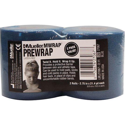 Mueller MWrap MultiPurpose PreWrap, 2 3/4" x 21.4 yds - 2-Pack Rolls