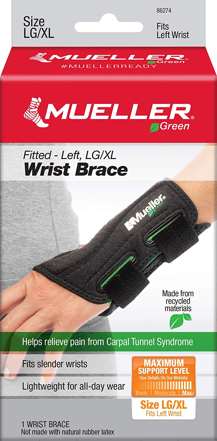 Load image into Gallery viewer, Mueller Green Fitted Wrist Brace