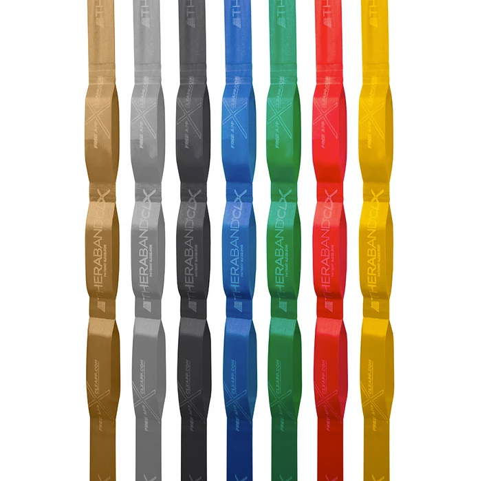 Load image into Gallery viewer, TheraBand® Non-Latex CLX™ Consecutive Loops, 25 Yard Dispenser Box