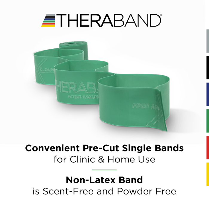 Load image into Gallery viewer, TheraBand® Non-Latex CLX™ Consecutive Loops, 25 Yard Dispenser Box