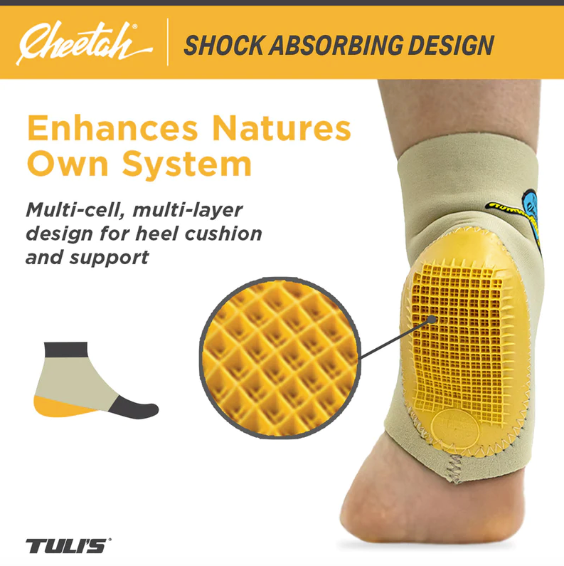 Load image into Gallery viewer, Tuli's® Cheetah® Heel Cup With Compression Sleeve
