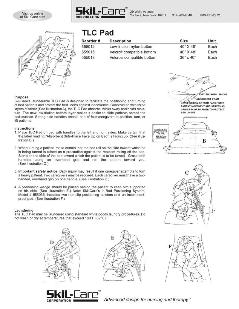 Load image into Gallery viewer, SkiL-Care TLC Positioning Pad