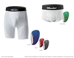 Load image into Gallery viewer, Mueller Athletic Support Shorts/Briefs w/Flex Shield Cup