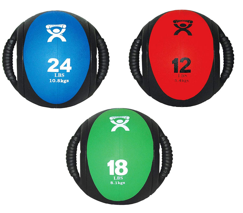 Load image into Gallery viewer, CanDo® Dual Handle Medicine Balls