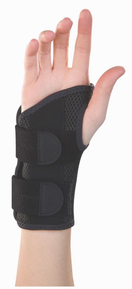 Mueller Green Fitted Wrist Brace, Right, One Size Fits Most