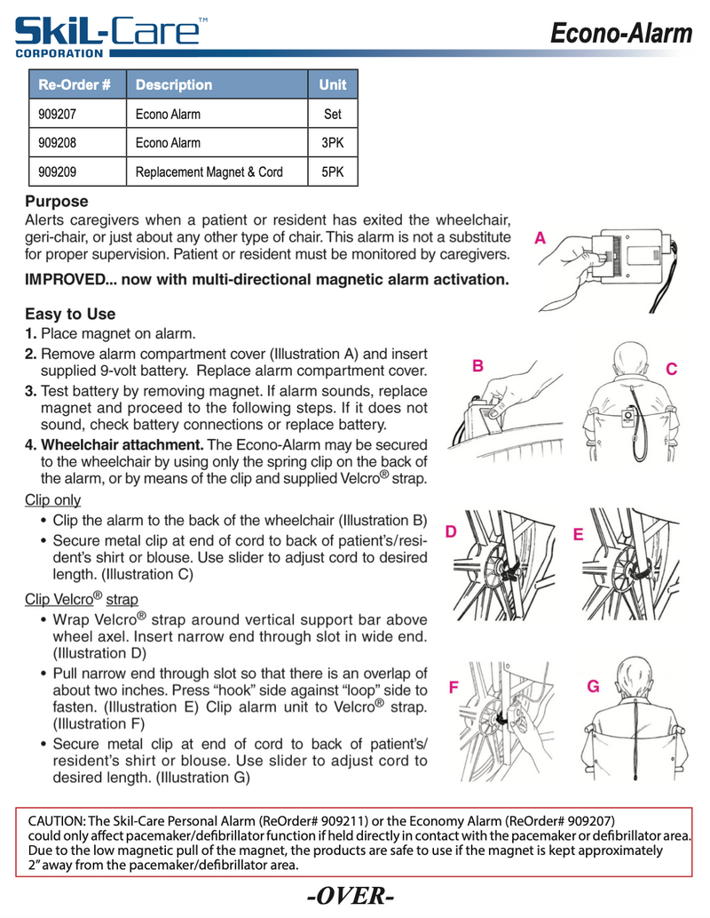 Load image into Gallery viewer, SkiL-Care Econo-Alarm