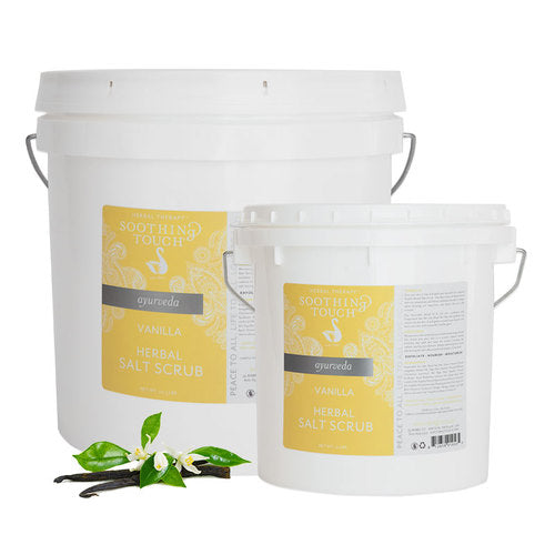 Load image into Gallery viewer, Soothing Touch Vanilla Herbal Salt Scrub