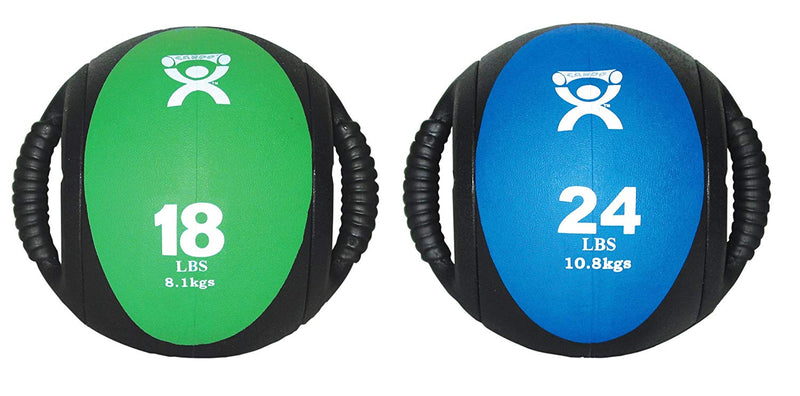 Load image into Gallery viewer, CanDo® Dual Handle Medicine Balls