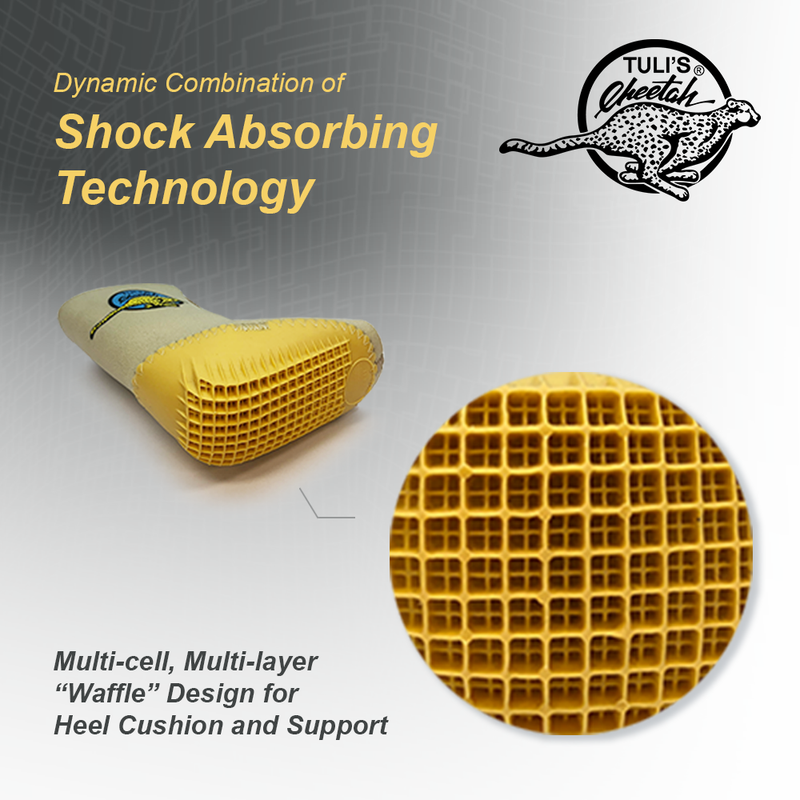 Load image into Gallery viewer, Tuli's® Cheetah® Heel Cup With Compression Sleeve