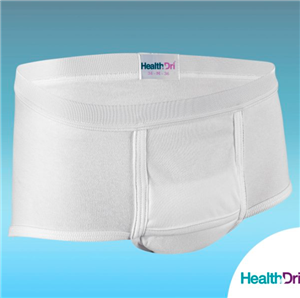 Salk HealthDri Reusable Men's Breathable Briefs Moderate Absorbency