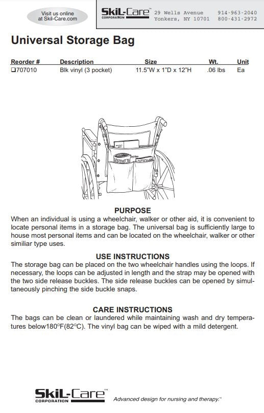 Load image into Gallery viewer, SkiL-Care Universal Storage Bag