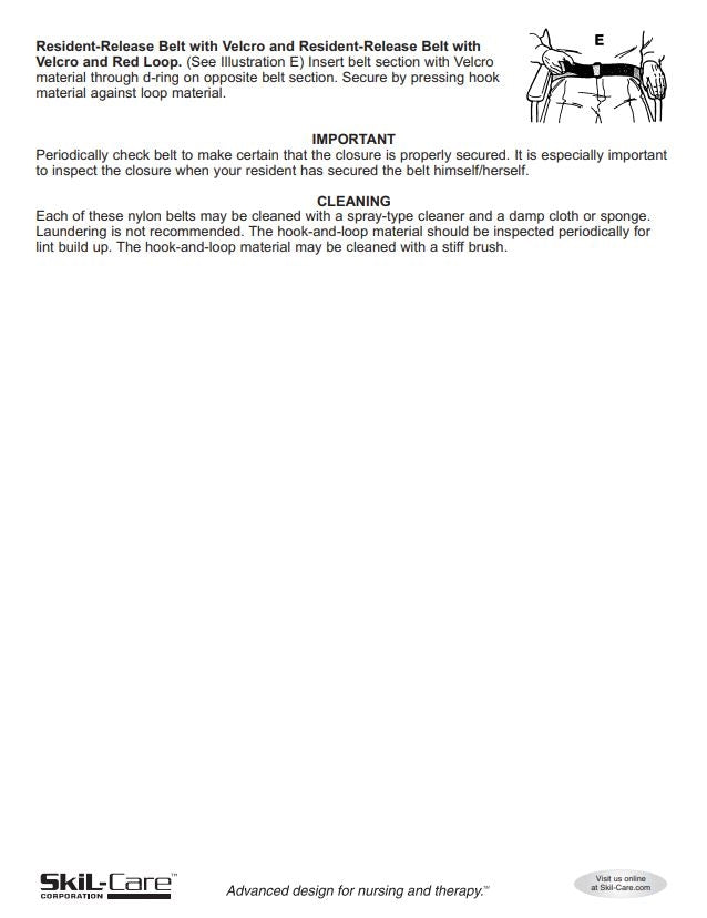 Load image into Gallery viewer, SkiL-Care Resident-Release Nylon Belts