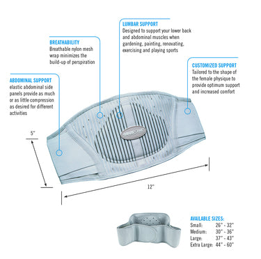 Load image into Gallery viewer, ObusForme Female Back Belt