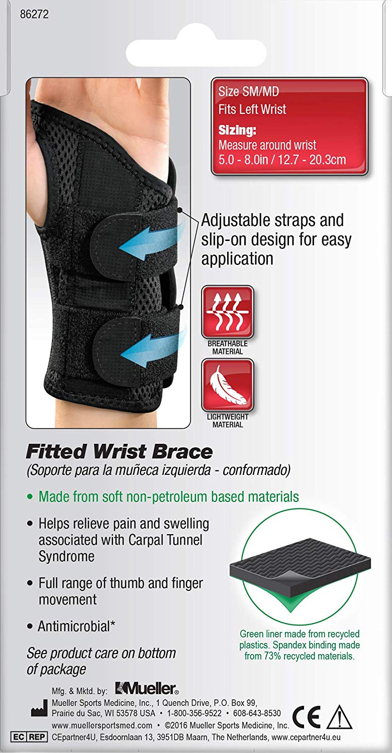 Load image into Gallery viewer, Mueller Green Fitted Wrist Brace