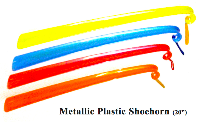 Load image into Gallery viewer, Kinsman Metallic Plastic Shoehorn 20 in, Color Varies
