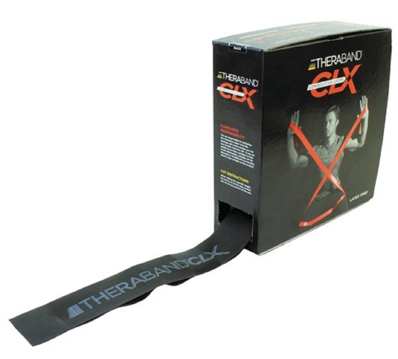 Load image into Gallery viewer, TheraBand® Non-Latex CLX™ Consecutive Loops, 25 Yard Dispenser Box