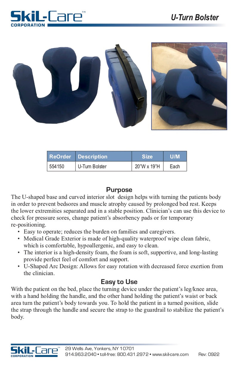 Load image into Gallery viewer, SkiL-Care U-Turn Bolster