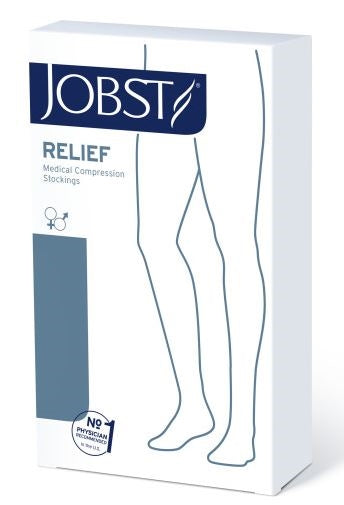 Load image into Gallery viewer, JOBST Relief Compression Stockings 20-30 mmHg Petite Waist High Closed Toe