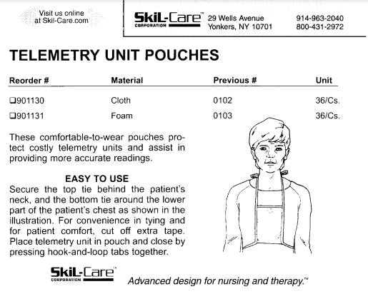 Load image into Gallery viewer, SkiL-Care Telemetry Unit Pouch