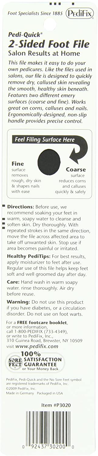 Load image into Gallery viewer, Pedifix PediQuick Foot File - Dual Action & 2-Sided, Each