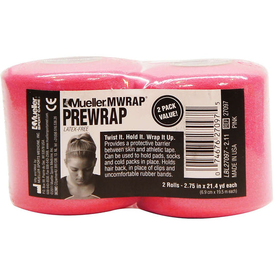 Mueller MWrap MultiPurpose PreWrap, 2 3/4" x 21.4 yds - 2-Pack Rolls