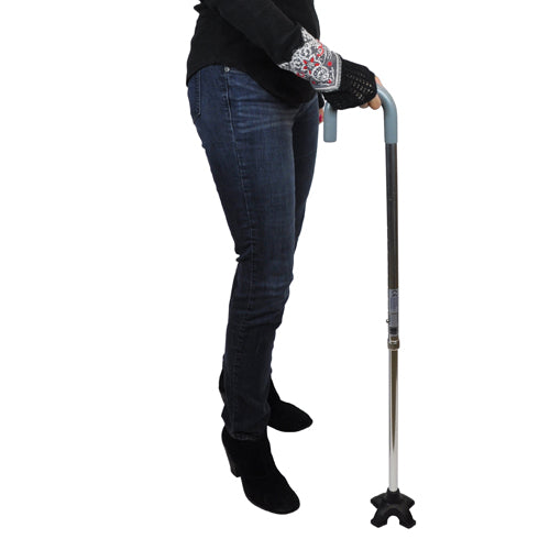 Load image into Gallery viewer, Blue Jay Stand Up For Your Cane Quadruple Cane Tip 3/4" Dia