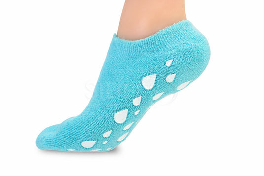 Silipos GeLuscious Gel Moisturizing Socks Turquoise