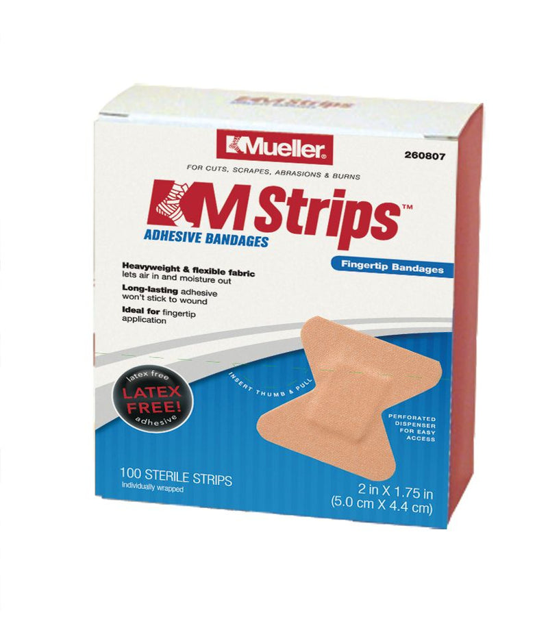 Load image into Gallery viewer, Mueller M-Strips (100/box) - Latex Free, Individually Wrapped, Flexible Fabric
