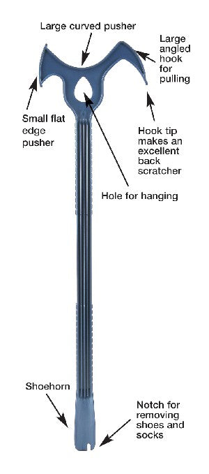 Load image into Gallery viewer, Ableware 738811000 Combination Dressing Stick/Shoehorn