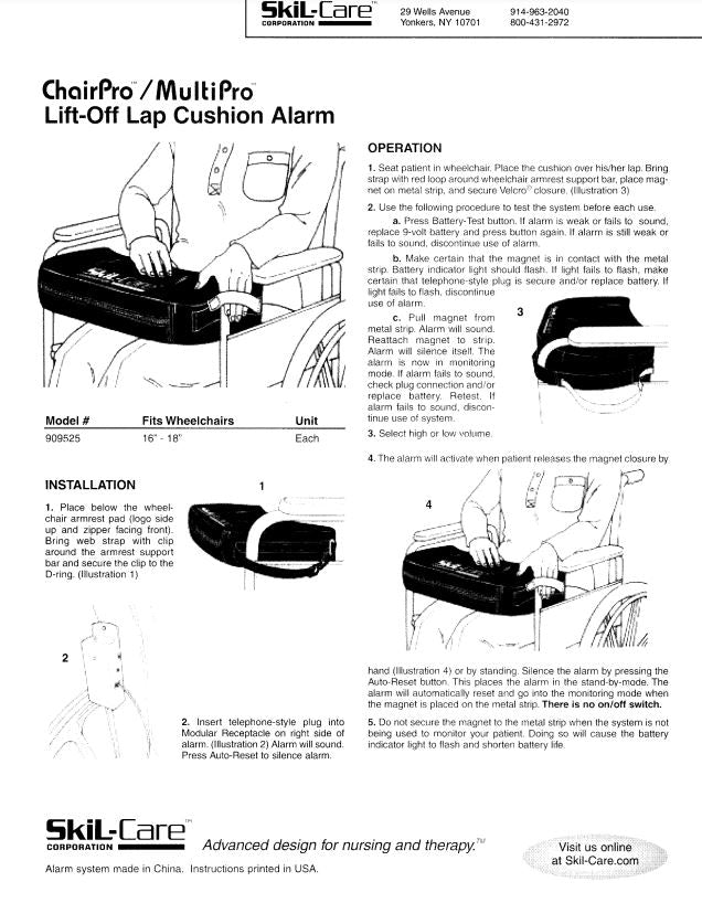 Load image into Gallery viewer, SkiL-Care Lift-Off Lap Cushion Sensor