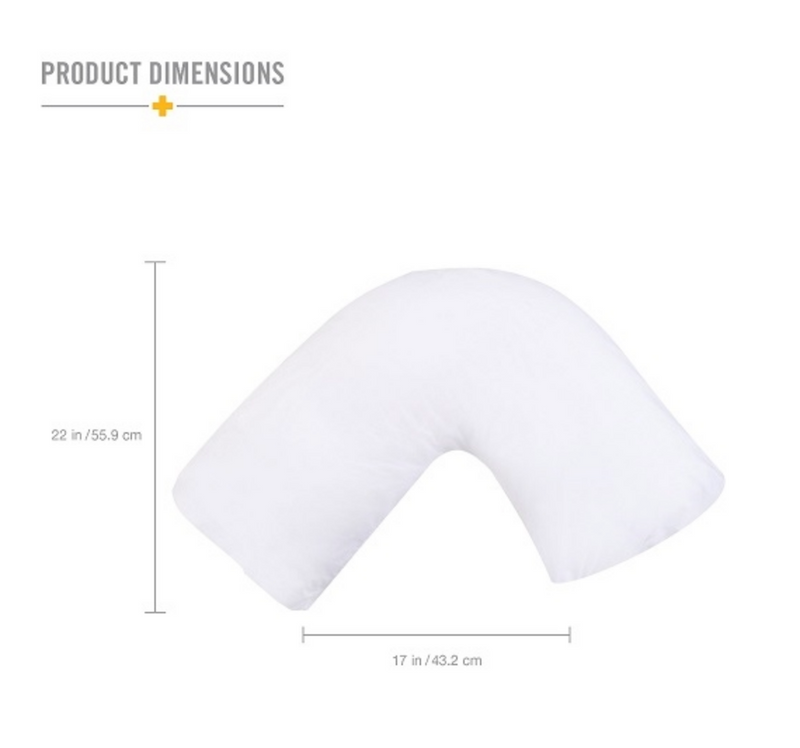 Load image into Gallery viewer, DMI U Shaped Hug-A-Pillow All-in-One Contour Body Pillow Great for Side Sleeping