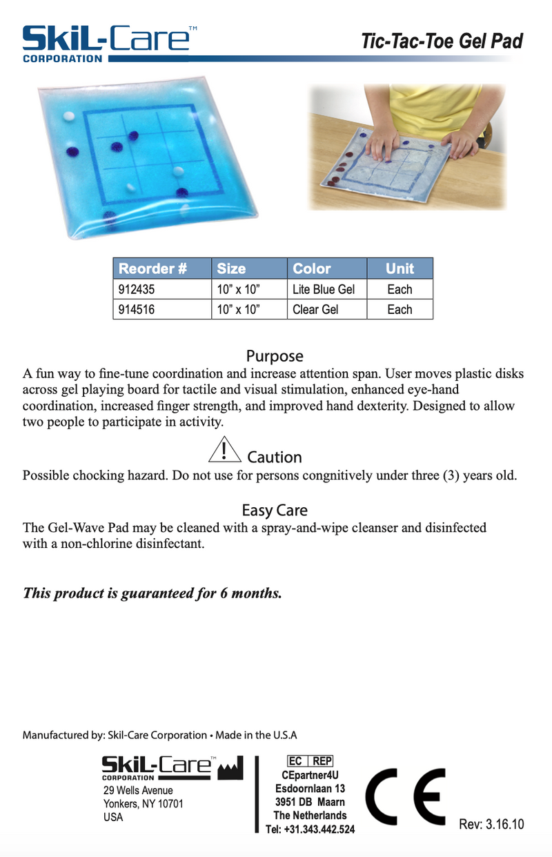 Load image into Gallery viewer, SkiL-Care Tic-Tac-Toe Gel Pad
