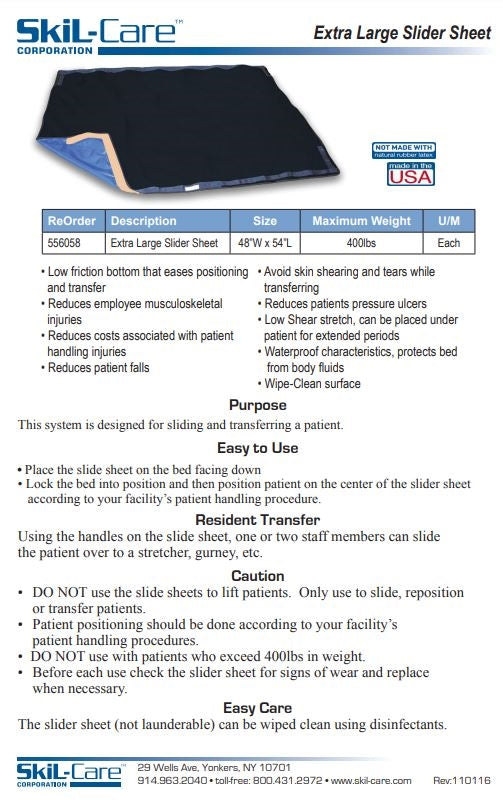 Load image into Gallery viewer, SkiL-Care Extra Large Slide Sheet