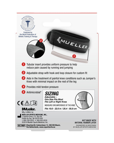 Load image into Gallery viewer, Mueller Jumper's Knee Strap Black, OSFM