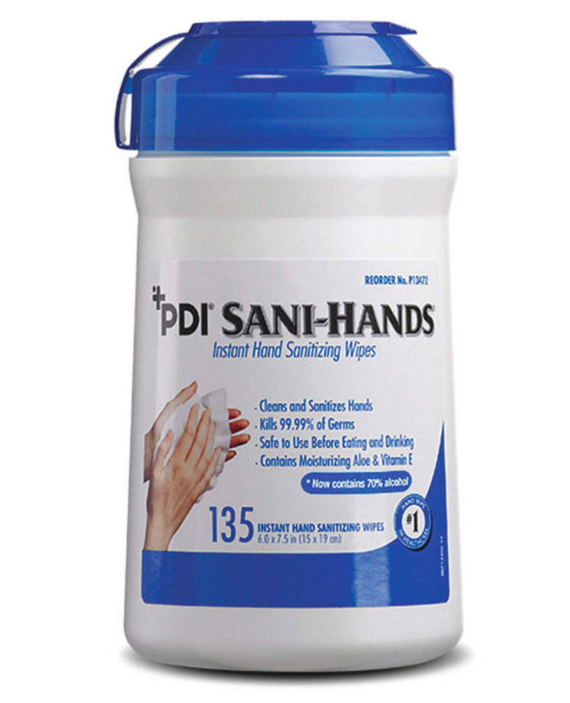 Load image into Gallery viewer, PDI Sani-Hands ALC Antimicrobial Alcohol Gel Hand Wipes 135 count