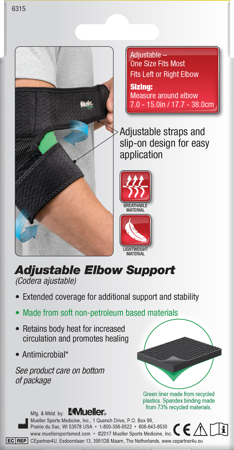 Load image into Gallery viewer, Mueller Green Adjustable Elbow Support