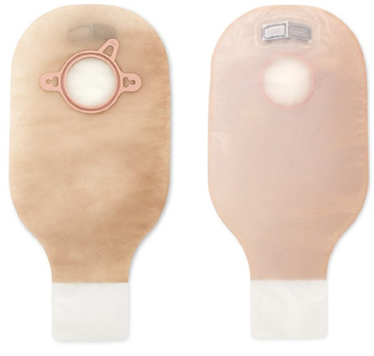 Hollister New Image 12in Two-Piece Drainable Ostomy Pouch - Clamp Closure, Filter