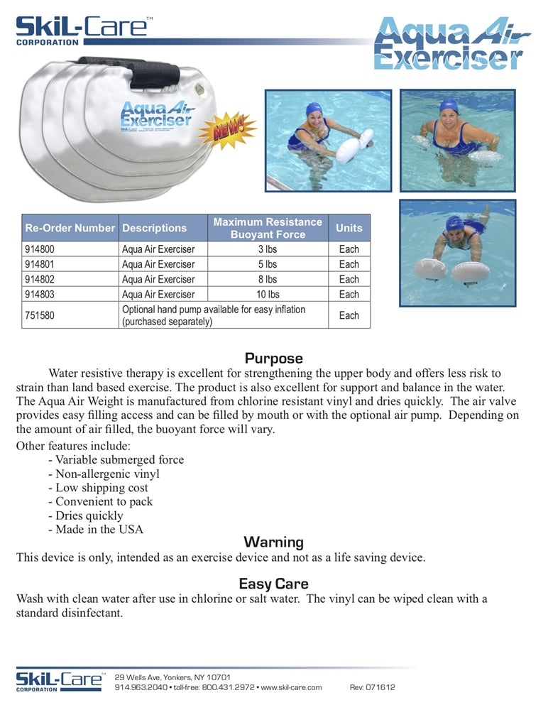 Load image into Gallery viewer, SkiL-Care Aqua Air Exerciser