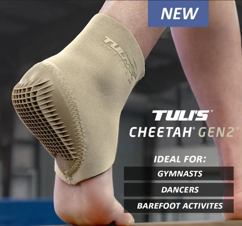 Load image into Gallery viewer, Tuli's® Cheetah® Gen2™ Heel Cup With Compression Sleeve (Fitted Youth)