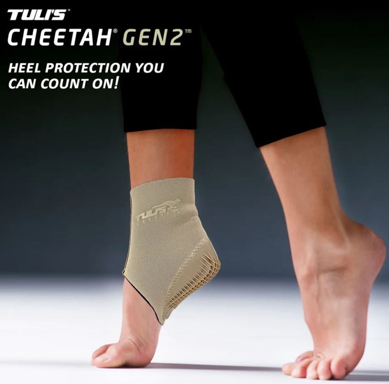 Load image into Gallery viewer, Tuli's® Cheetah® Gen2™ Heel Cup With Compression Sleeve (Fitted Youth)