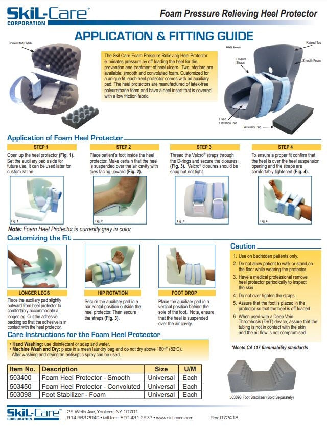 Load image into Gallery viewer, SkiL-Care Foam Pressure Relieving Heel Protector
