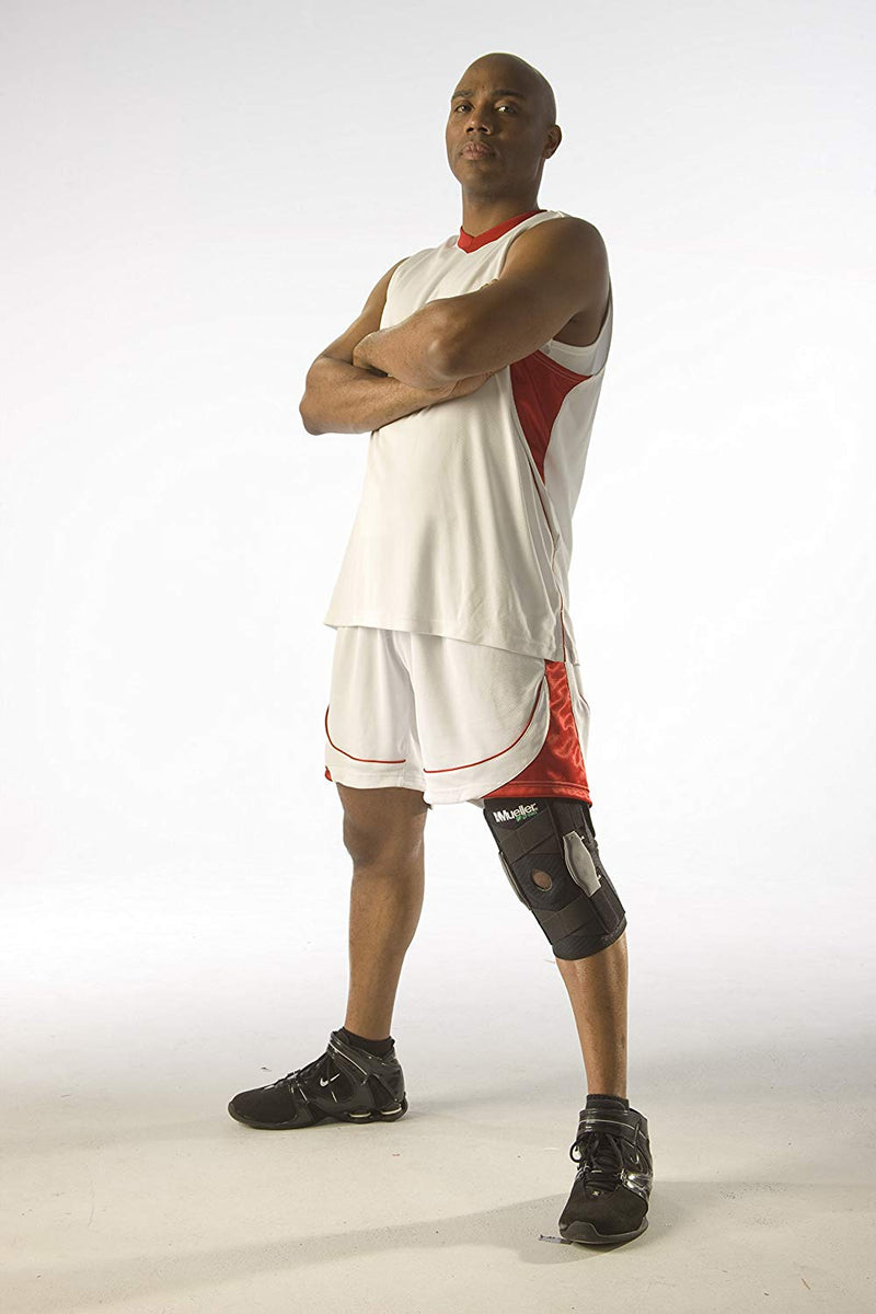 Load image into Gallery viewer, Mueller Green Adjustable Hinged Knee Brace